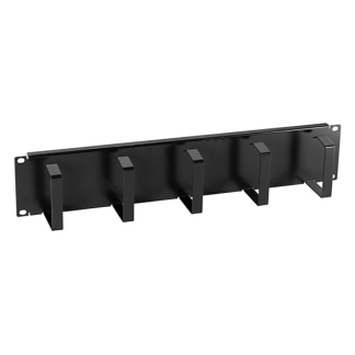 ProCable Rangeerpaneel | 19 inch | 2U (5-voudige haken, Metaal) 699998NTS K090603032 - 1
