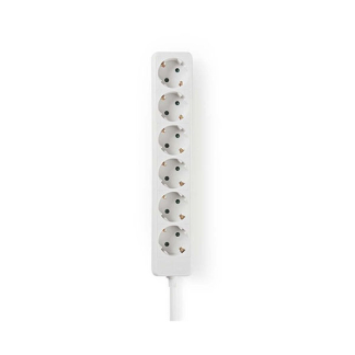 ProCable Stekkerdoos 6-voudig | 3 meter (Wit) 41162 51079 ESOC630F1WT EXSO630F1WT N060401037 - 2