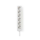 ProCable Stekkerdoos 6-voudig | 3 meter (Wit) 41162 51079 ESOC630F1WT EXSO630F1WT N060401037 - 2