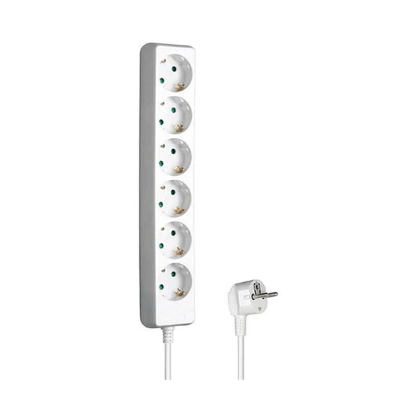 ProCable Stekkerdoos 6-voudig | 3 meter (Wit) 41162 51079 ESOC630F1WT EXSO630F1WT N060401037 - 3