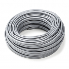 Tweelingsnoer | 2x 0.75 mm² | 10 meter (Zilver)