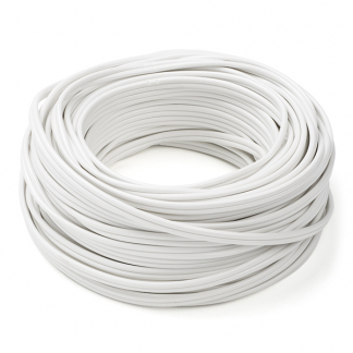 ProCable Tweelingsnoer | 2x 0.75 mm² | 20 meter (Wit) 0303054 K180002201 - 1