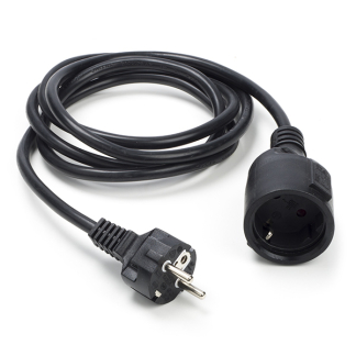 ProCable Verlengsnoer | 2 meter (3x 1.50 mm², Zwart) CEGL10200BK20 CEGP10200BK20 N010806017 - 2