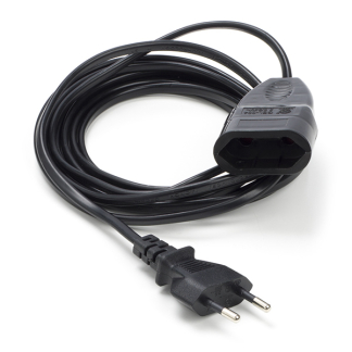 ProCable Verlengsnoer | 3 meter (2x 0.75 mm², Type C, Zwart) 50508 54.404.01 K120601098 - 2
