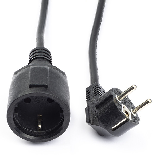 ProCable Verlengsnoer | 5 meter (Gehoekt, 3x 1.50 mm², Zwart) CEGL10230BK50 CEGP10230BK50 N010806022 - 1