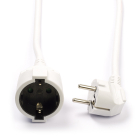 ProCable Verlengsnoer | ProCable | 10 meter (Gehoekt, 3x 1.50 mm², Randaarde, Wit) 41206 55.204.64 93089 K120601103 - 1