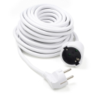 ProCable Verlengsnoer | ProCable | 10 meter (Gehoekt, 3x 1.50 mm², Randaarde, Wit) 41206 55.204.64 93089 K120601103 - 2