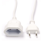 Verlengsnoer | ProCable | 3 meter (2x 0.75 mm², Type C, Wit)