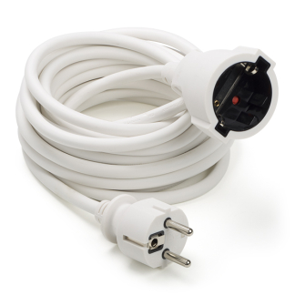 ProCable Verlengsnoer | ProCable | 5 meter (3x 1.50 mm², Randaarde, Kindveilig, Wit) PEXC105FWT K120601100 - 2