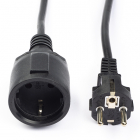 Verlengsnoer | ProCable | 5 meter (3x 1.50 mm², Zwart)