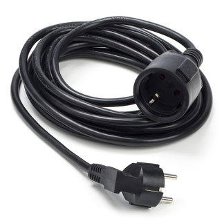 ProCable Verlengsnoer | ProCable | 5 meter (Gehoekt, 3x 1.50 mm², Zwart) CEGL10230BK50 CEGP10230BK50 N010806022 - 2