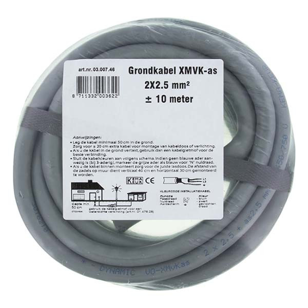 ProCable XMVK-as | Grondkabel | 10 meter (2x 2.5 mm²) 0300746 A180001502 - 3