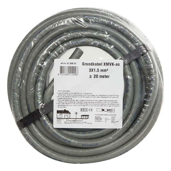 ProCable XMVK-as | Grondkabel | 20 meter (3x 1.5 mm²) 0126832 A180001500 - 3