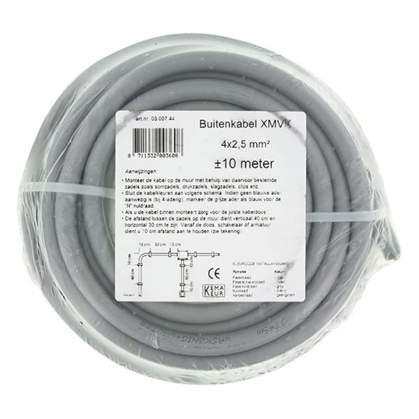 ProCable XMVK | Buitenkabel | 10 meter (4x 2.5 mm²) 0300744 A180001007 - 4
