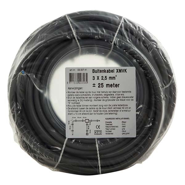 ProCable XMVK | Buitenkabel | 25 meter (3x 2.5 mm²) 0300741 A180001003 - 3