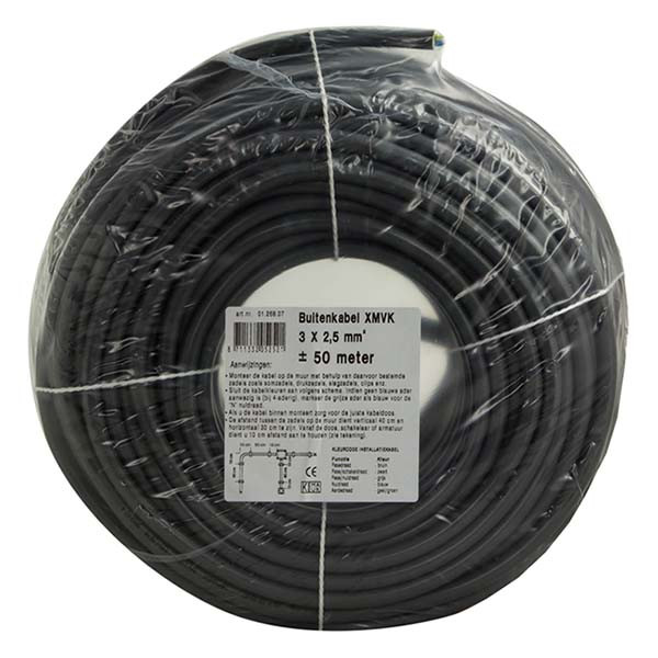 ProCable XMVK | Buitenkabel | 50 meter (3x 2.5 mm²) 0126807 A180001004 - 3