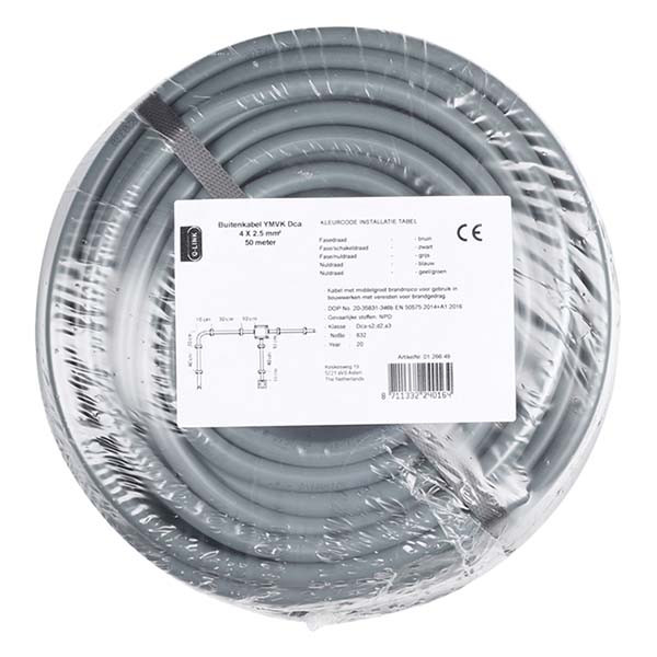 ProCable YMVK | Buitenkabel | 50 meter (4x 2.5 mm²) 0126649 A180001018 - 2