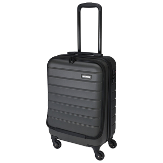 ProWorld Koffer | ProWorld | 35 x 22 x 55.5 cm | 37 liter (Combinatieslot, Gevoerde binnenkant, Donkergrijs) FB5000420 K170105421