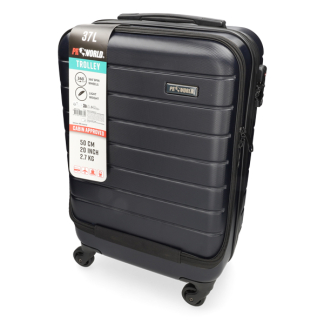 ProWorld Koffer | ProWorld | 35 x 22 x 55.5 cm | 37 liter (Combinatieslot, Gevoerde binnenkant, Donkergrijs) FB5000420 K170105421 - 3