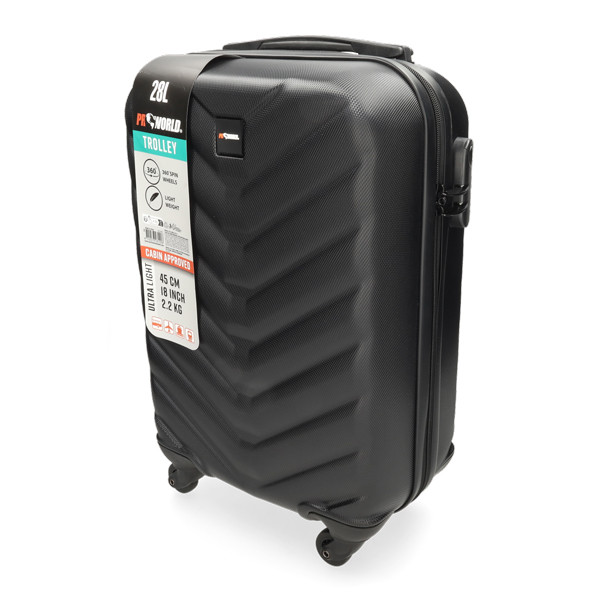 ProWorld Koffer | ProWorld | 50.5 x 33 x 20 cm | 28 liter (Combinatieslot, Zwart) FB5000240 K170105426 - 1