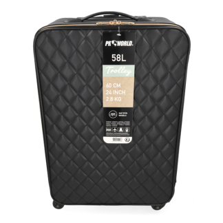 ProWorld Kofferset | ProWorld | 2-delig (Hand- en ruimbagage, Zwart) DG9000760 K170105423 - 3