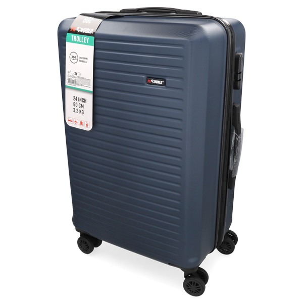 ProWorld Kofferset | ProWorld | 3-delig (Hand-, midden- en ruimbagage, Donkerblauw) DG4700030 K170105419 - 3
