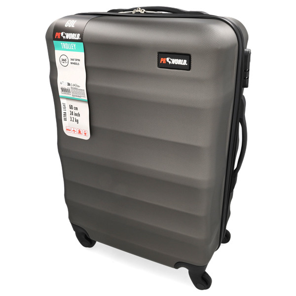 ProWorld Kofferset | ProWorld | 3-delig (Hand-, midden- en ruimbagage, Donkergrijs) FB5000150 K170105427 - 3