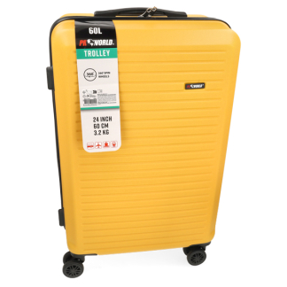 ProWorld Kofferset | ProWorld | 3-delig (Hand-, midden- en ruimbagage, Geel) DG4700040 K170105417 - 3
