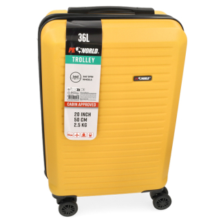 ProWorld Kofferset | ProWorld | 3-delig (Hand-, midden- en ruimbagage, Geel) DG4700040 K170105417 - 4