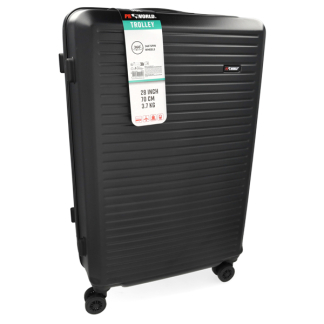 ProWorld Kofferset | ProWorld | 3-delig (Hand-, midden- en ruimbagage, Zwart) DG4700050 K170105418 - 2