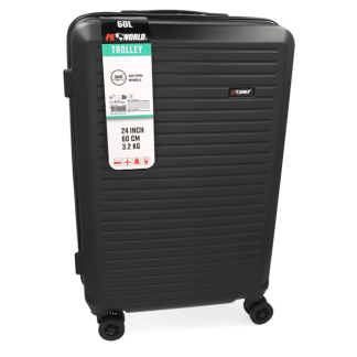 ProWorld Kofferset | ProWorld | 3-delig (Hand-, midden- en ruimbagage, Zwart) DG4700050 K170105418 - 3