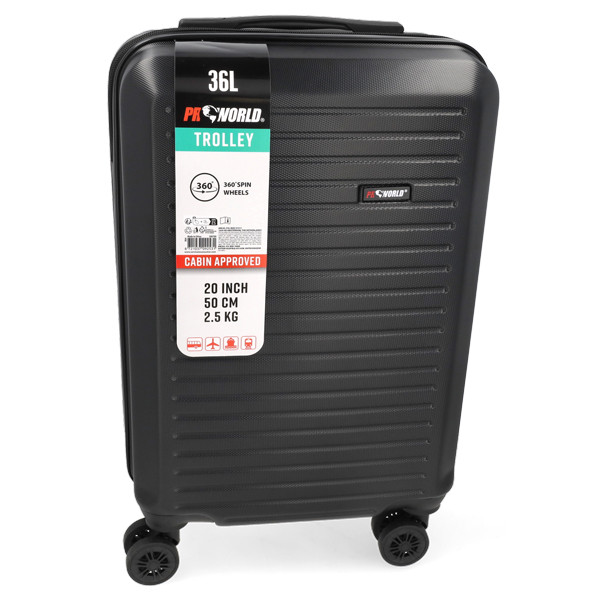 ProWorld Kofferset | ProWorld | 3-delig (Hand-, midden- en ruimbagage, Zwart) DG4700050 K170105418 - 4