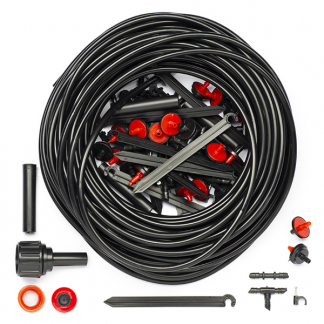 Pro Garden Bewateringssysteem | Pro Garden | 23 meter (71-delig, Rijplanten, Potplanten) C22210050 K170113229 - 1