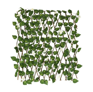 Pro Garden Kunsthaag | Pro Garden | 90 x 180 cm (Klimop, Witte bloemen) CY5910790 K170104840 - 1
