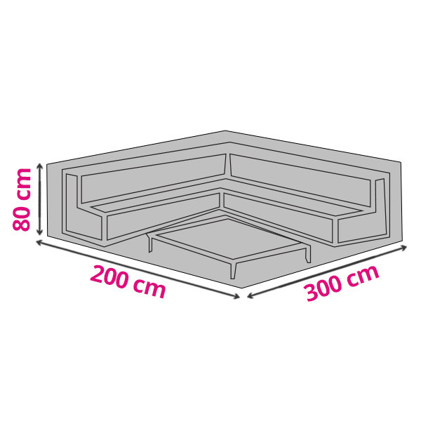Pro Garden Loungesethoes (300 x 200 x 80 cm, PU coating) FC4630080 K170102252 - 1