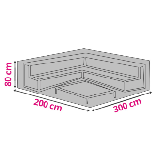 Pro Garden Loungesethoes (300 x 200 x 80 cm, PU coating) FC4630080 K170102252 - 