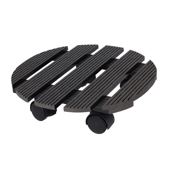 Pro Garden Plantentrolley | Pro Garden | Ø 29 cm (Hout, Grijs, Rond, Max. 100 kg, 4 wielen) X64000040 K170130271 - 1