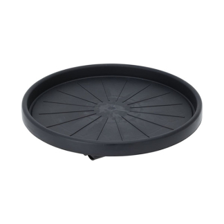 Pro Garden Plantentrolley | Pro Garden | Ø 35 centimeter (Kunststof, Rond, Binnen/buiten, Max. 50 kg, 4 wielen, Antraciet) 029000070 K170105372 - 2