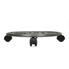 Pro Garden Plantentrolley | Pro Garden | Ø 35 centimeter (Metaal, Rond, Binnen/buiten, Max. 15 kg, 4 wielen, Grijs) C37209620 K170105370 - 3