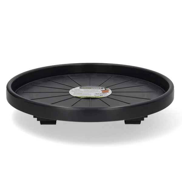 Pro Garden Plantentrolley | Pro Garden | Ø 35 cm (Kunststof, Rond, Binnen/buiten, Max. 50 kg, 4 wielen, Antraciet) 029000070 K170105372 - 1