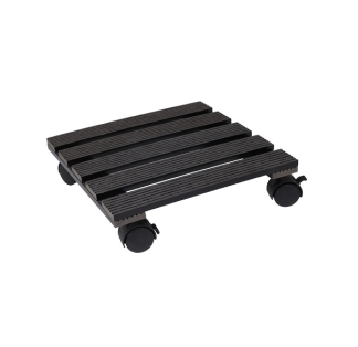 Pro Garden Plantentrolley | Pro Garden | 29 x 29 cm (Hout, Grijs, Vierkant, Max. 100 kg, 4 wielen) X64000060 K170130273 - 1