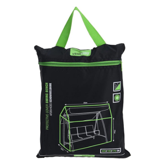 Pro Garden Schommelbankhoes | 225 x 145 x 175 cm (PU coating, Zwart) FC4630070 K170102251 - 2