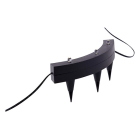 Pro Garden Solar boomverlichting | Pro Garden | 130 x 15 x 55 mm  (4 delen, 12 leds, Warm wit, Zwart) DX9954000 K170105998 - 1