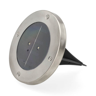 Pro Garden Solar grondspot | PerfectLED | 13 cm (Led, Schemersensor, Koel wit) DX9301040 K170105238 - 2