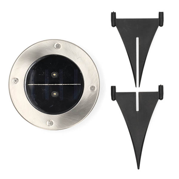 Pro Garden Solar grondspot | PerfectLED | 13 cm (Led, Schemersensor, Koel wit) DX9301040 K170105238 - 3