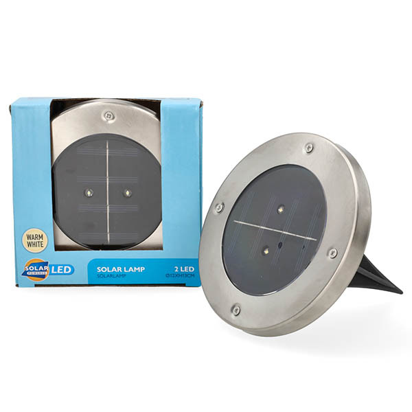 Pro Garden Solar grondspot | PerfectLED | 13 cm (Led, Schemersensor, Warm wit) DX9301050 K170105237 - 1