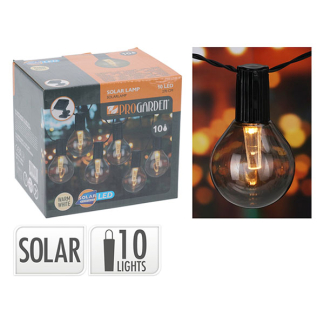 Pro Garden Solar lichtsnoer | ProGarden | 4.7 meter (10 leds, Grijs) AF5600110 K170106008 - 2