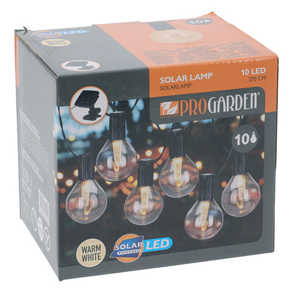 Pro Garden Solar lichtsnoer | ProGarden | 4.7 meter (10 leds, Transparant) AF5600090 K170106006 - 1