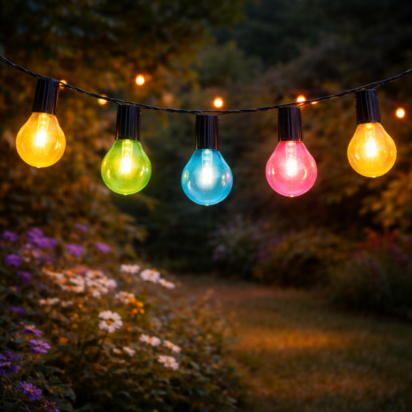 Pro Garden Solar lichtsnoer | ProGarden | 7.7 meter (20 leds, Gekleurd) AF5600140 K170106011 - 7