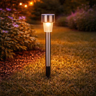 Pro Garden Solar prikspot | ProGarden | 18 cm | 5 stuks (RVS, Koel wit) DX9301010 K170106013 - 2